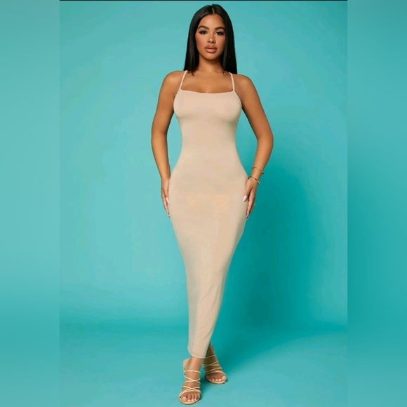 SHEIN Dresses & Skirts - 2/$10 NWOT SHEIN SXY Criss-cross Backless Bodycon Dress